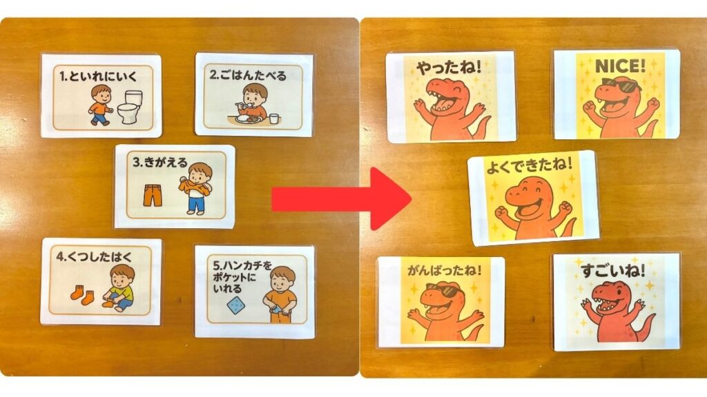 お支度カード裏表